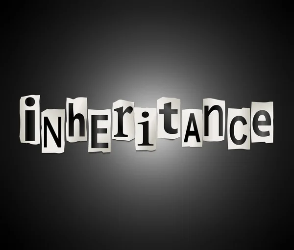 Inheritance concept. — Stock Photo, Image