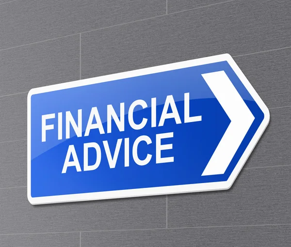 Financial advice concept. — Stock Photo, Image