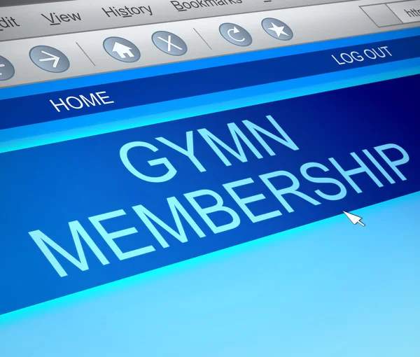 Gymn membership concept. — Stock Photo, Image