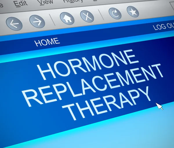 Hormone replacement therapy concept. — Stock Photo, Image