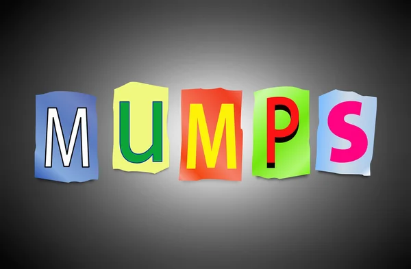 Mumpsz koncepció. — Stock Fotó