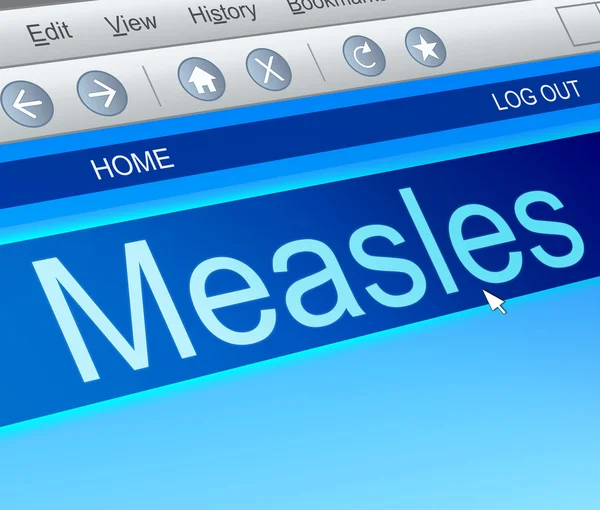 Measles concept. — Stock Photo, Image