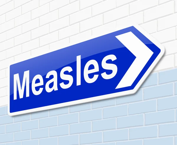 Measles concept. — Stock Photo, Image