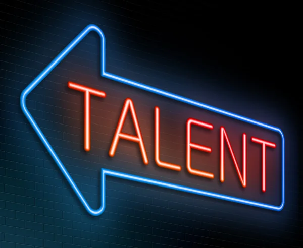 Talent koncept. — Stock fotografie