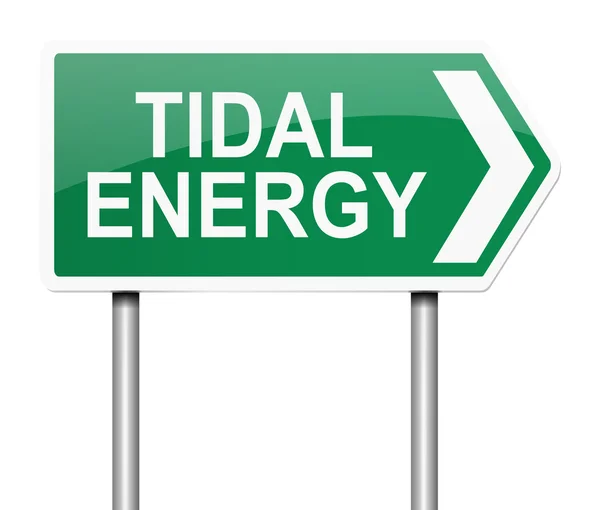 Tidal energy concept. — Stock Photo, Image