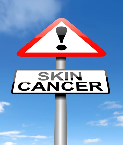 Концепция рака кожи . — стоковое фото