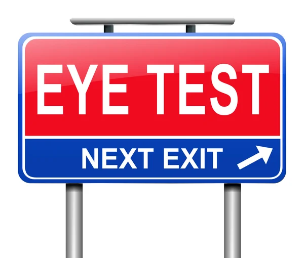 Eye test concept. — Stock Photo, Image