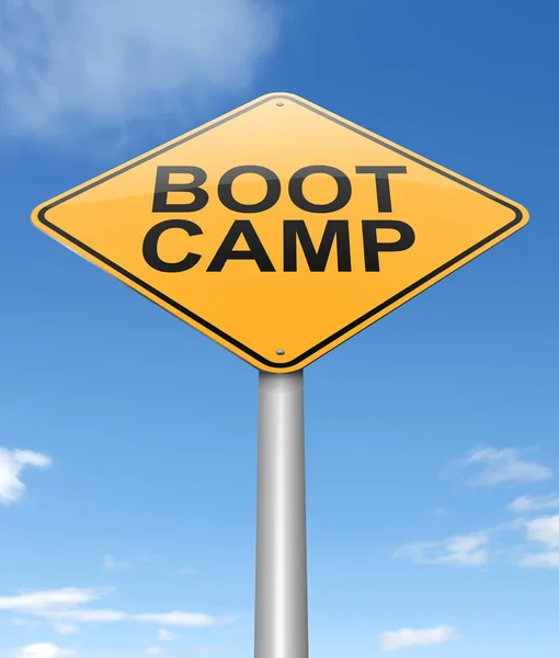 Boot camp concept. — Stock Photo, Image