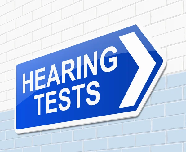 Hearing test concept. — Stock Photo, Image