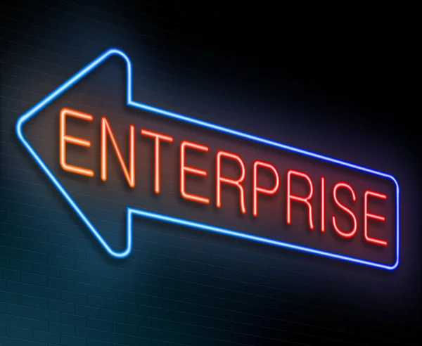 Enterprise concept. — Stock Photo, Image