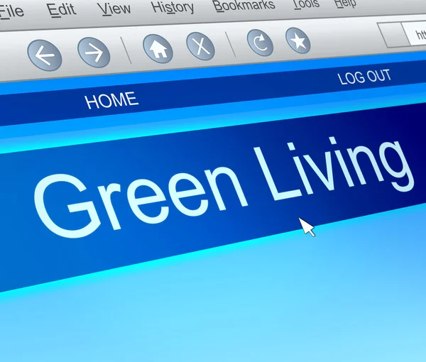 Green living concept. — Stock Photo, Image