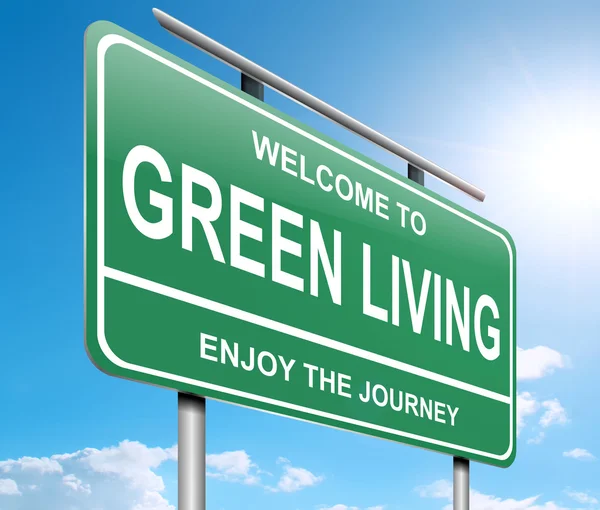 Green living concept. — Stock Photo, Image