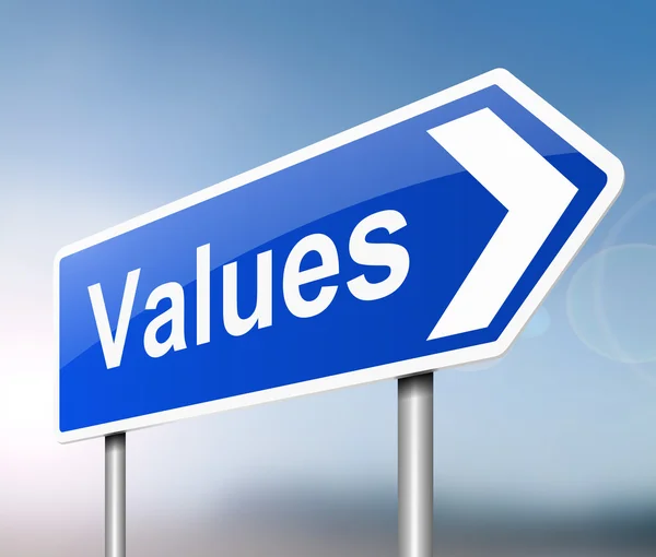 Values concept. — Stock Photo, Image