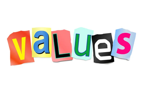 Values concept. — Stock Photo, Image