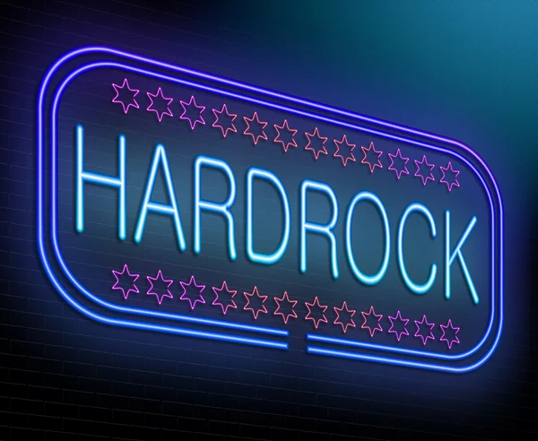 Hardrock concept. — Stockfoto