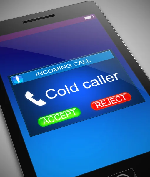 Cold caller concept. — Stock Photo, Image