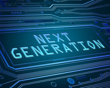 Next generation concept. clipart