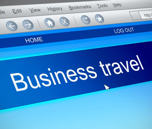 Business travel concept. — Stock Photo, Image