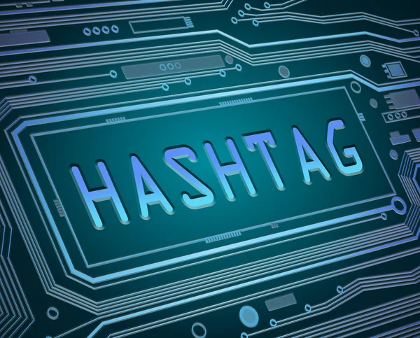 Hashtag concept. — Stock Photo, Image