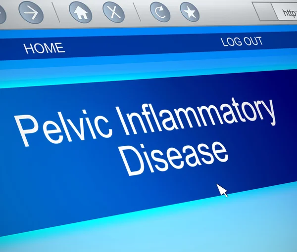 Pelvic inflammatory disease concept. — Stock Photo, Image