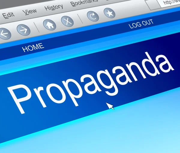 Propaganda kavramı. — Stok fotoğraf