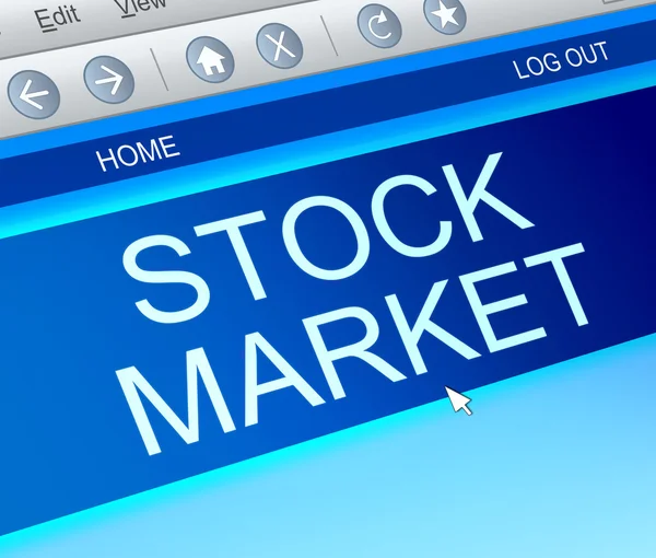 Stock market concept. — Stock Photo, Image