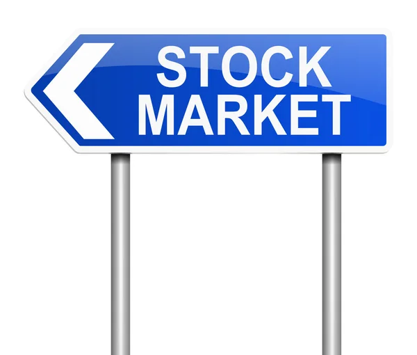 株式市場の概念. — ストック写真