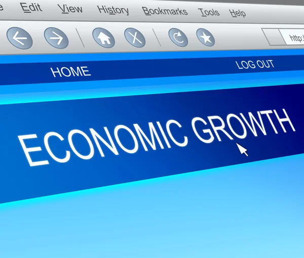 経済成長の概念. — ストック写真