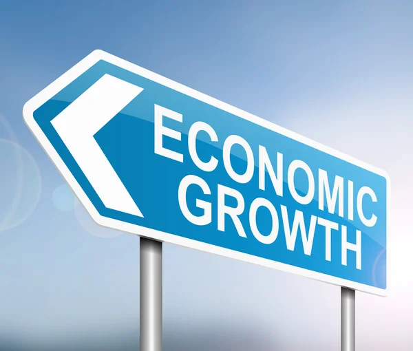 Economische groei concept. — Stockfoto