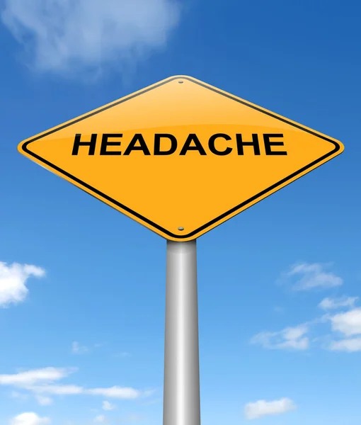 Headache concept. — Stock Photo, Image