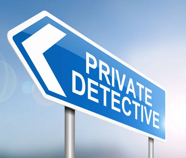 Prive-detective concept. — Stockfoto