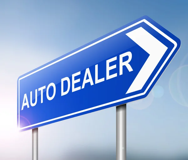 Auto dealers concept. — Stockfoto