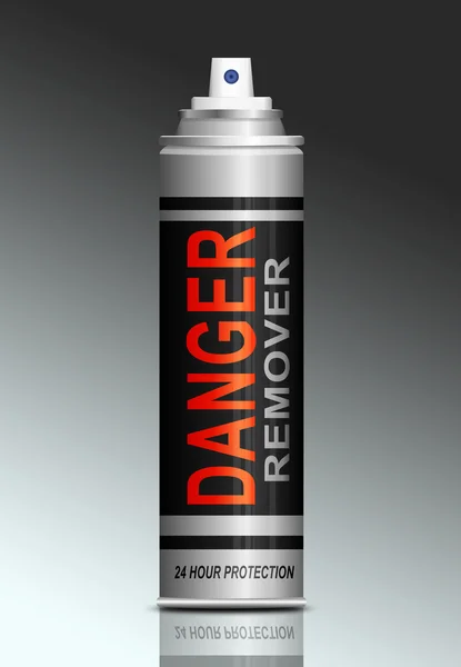 Concept de solvant de danger . — Photo