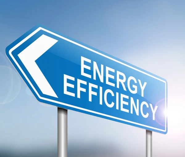 Energia hatékonyság fogalma. — Stock Fotó