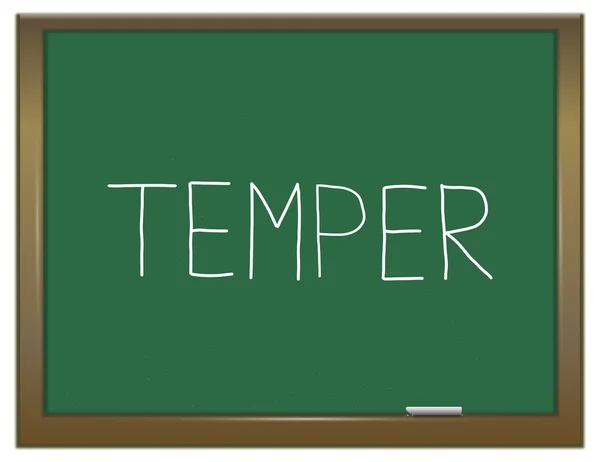 Temperament-Wort-Konzept. — Stockfoto