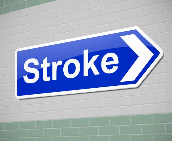 Stroke sign concept. — Stock Photo, Image