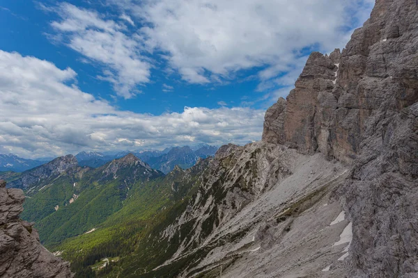 Cadore Dolomitleri ve Duranno Tepesi Panoraması