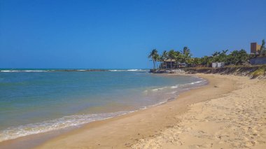 Tabatinga Sahili 'nin muhteşem manzarası, Natal, Brezilya
