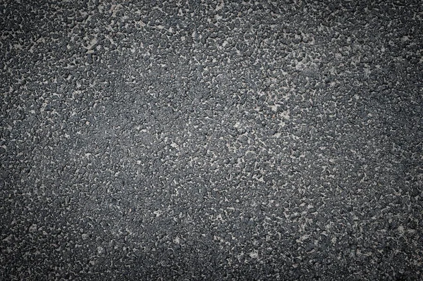 Asphalt road texture, vista dall'alto. Grigio scuro sfondo astratto. — Foto Stock