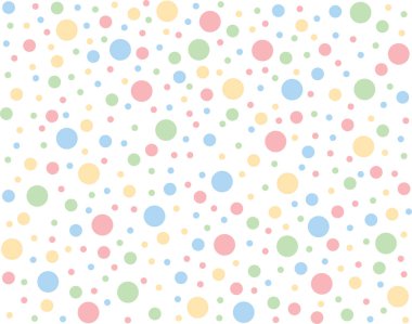 Bahar, yaz arkaplanı. Renkli noktalı basit dikişler.