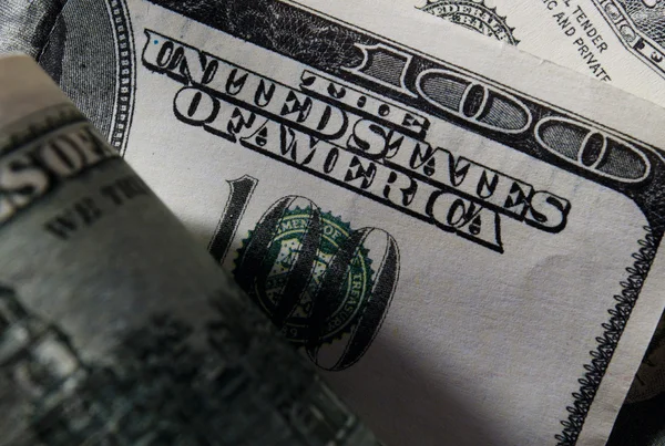 Close up Real US Dollar Bills — Stock Photo, Image