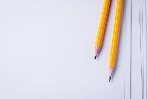 Pencils and paper — Stock Photo, Image