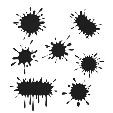 Beyaz arka plan üzerinde siyah engelliyor