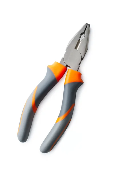 Combination Pliers on White Background — Stock Photo, Image