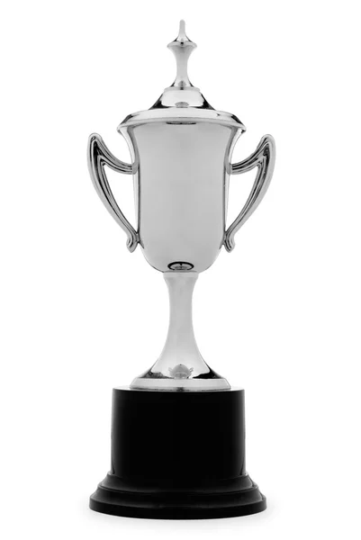 Elegant silver trophy cup — Stock Photo, Image