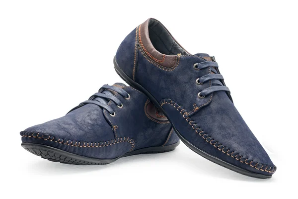 Ζευγάρι παπούτσια μπλε χρώμα αρσενικό — Φωτογραφία Αρχείου