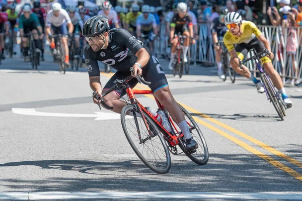 Arlington Juin Les Cyclistes Participent Course Masculine Lors Classique Cycliste — Photo