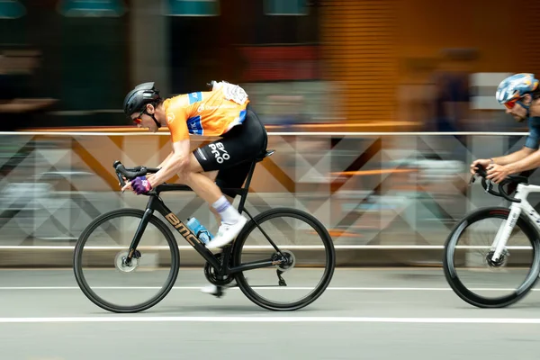 Ciclisti Gareggiano Nella Gara Maschile Pro Alle Forze Armate Cycling — Foto Stock