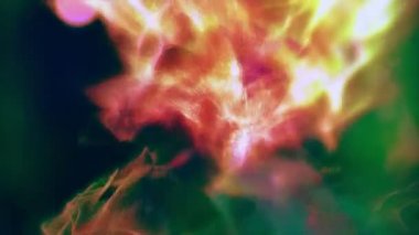 Parlak parçacıklar, güzel 3d animasyon, döngü