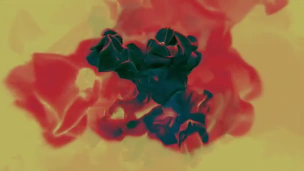 밝은 배경, 입자 애니메이션 반복에 어두운 먼지 구름 — 비디오